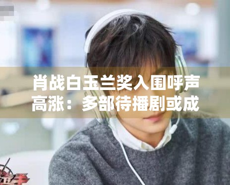 肖战白玉兰奖入围呼声高涨:多部待播剧或成年度收视黑马 肖战白玉兰奖入围呼声高涨:多部待播剧或成年度收视黑马